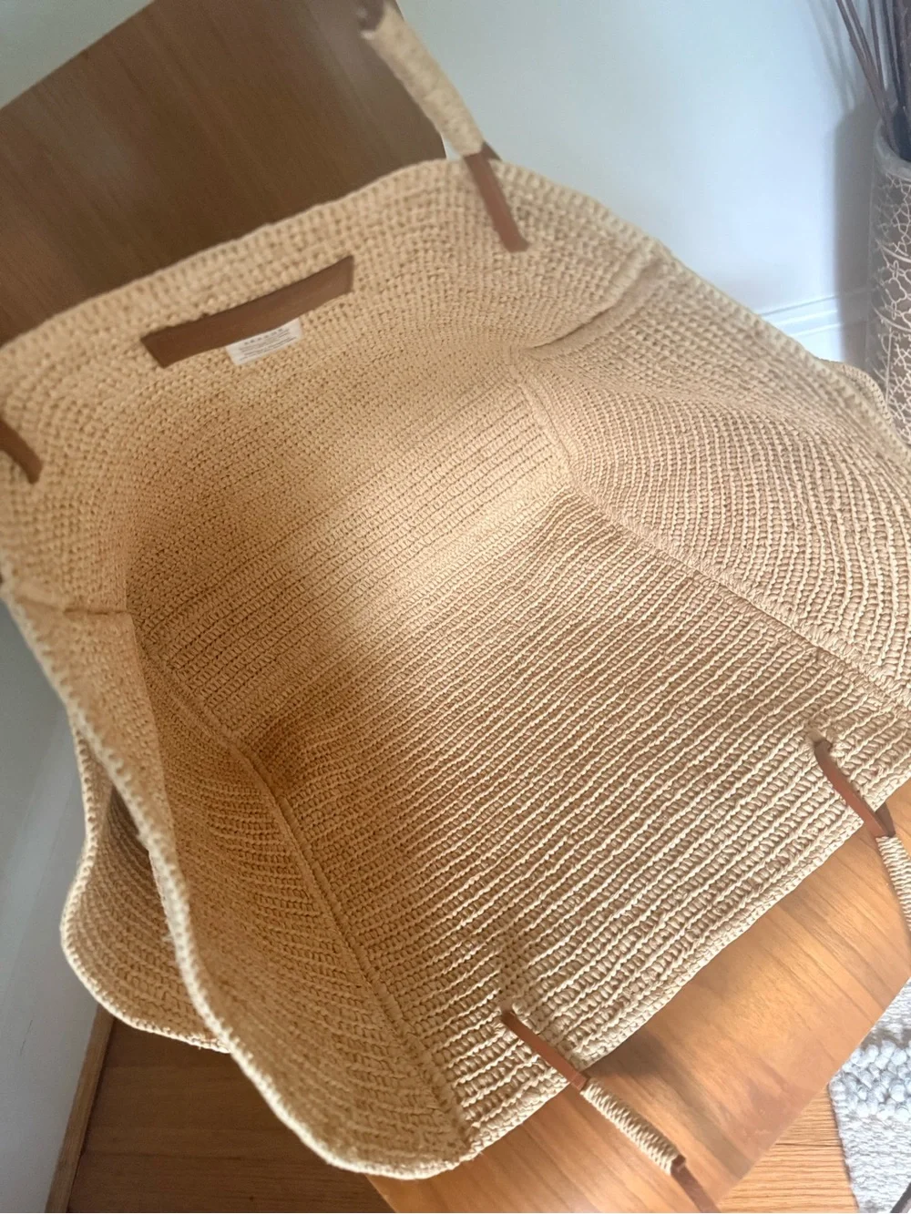 Sezane Paloma Raphia Tote Bag - NWOT